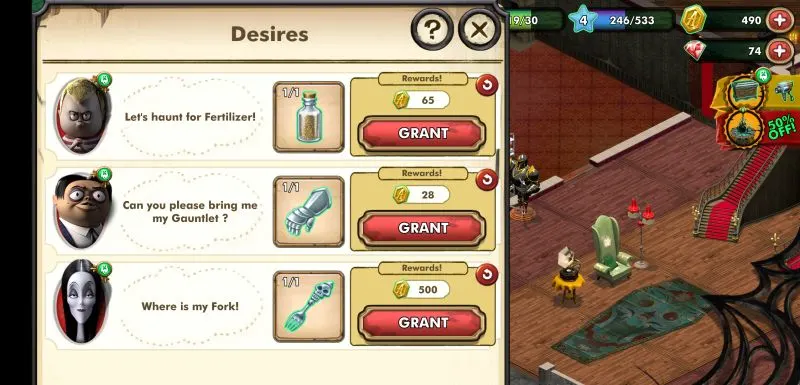 the addams family mystery mansion desires