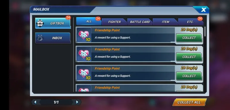 the king of fighters allstar rewards