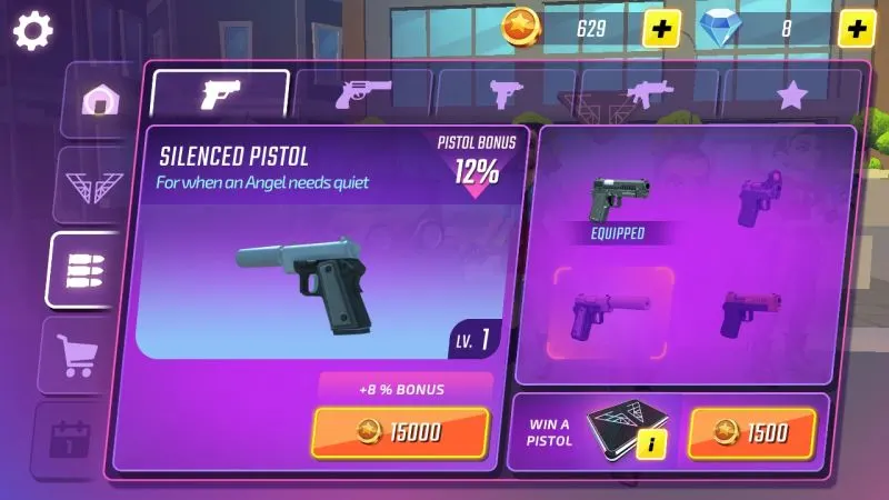 charlie's angels the game weapons