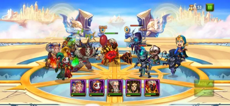 hero wars grand arena team