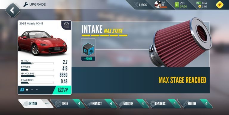 how to upgrade car in rebel racing