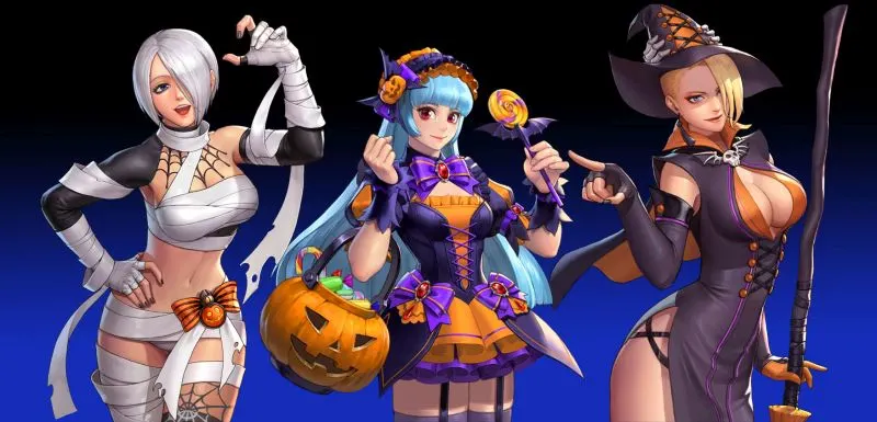 the king of fighters allstar halloween team