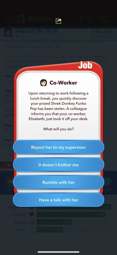 bitlife co-worker