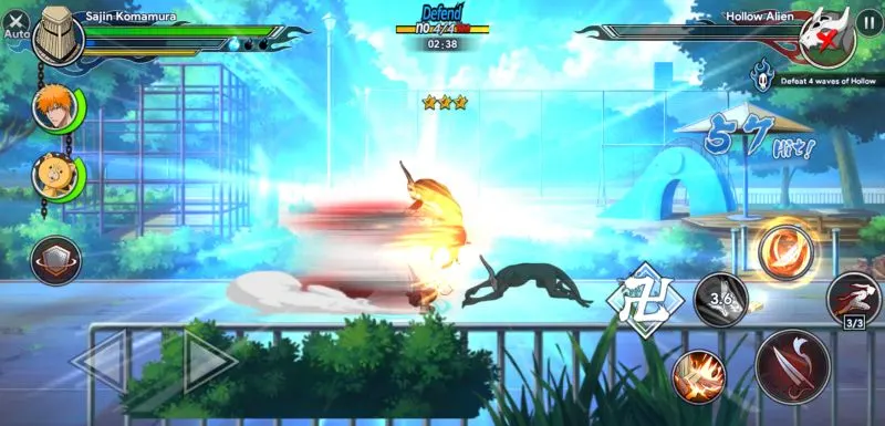 bleach soul bankai auto battle mode