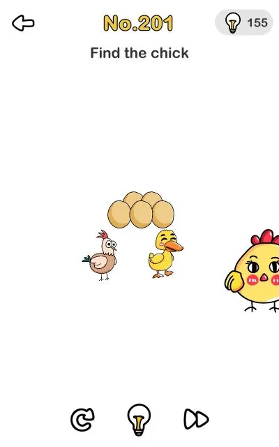 brain out level 201 answer