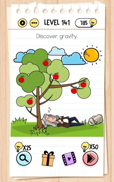 brain test level 141 answer