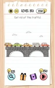 brain test level 253 answer