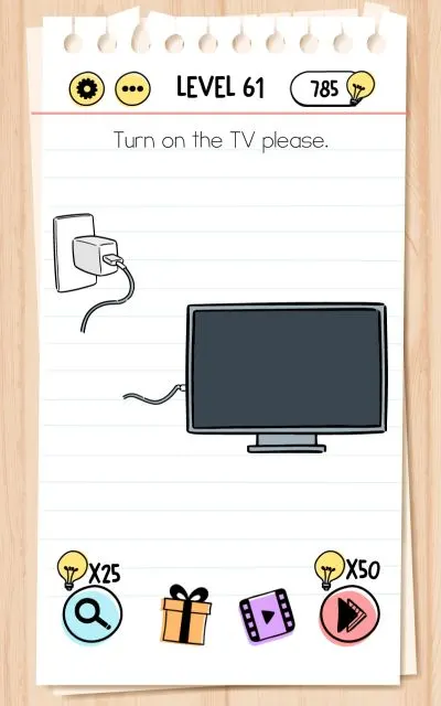 brain test level 61 answer