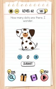 brain test level 62 answer