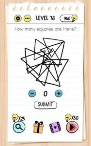 brain test level 78 answer