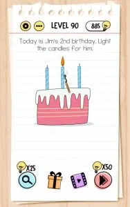 brain test level 90 answer