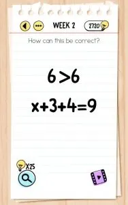 brain test weekly challenge week 2 answer