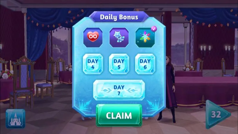 how to get more rewards in disney frozen adventures