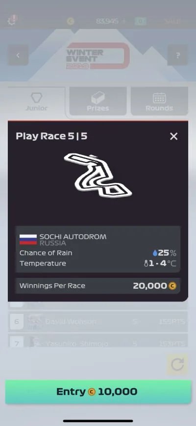 f1 manager event fee