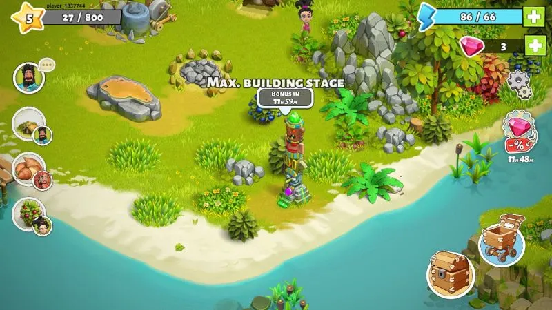 how to decorate the village in family island