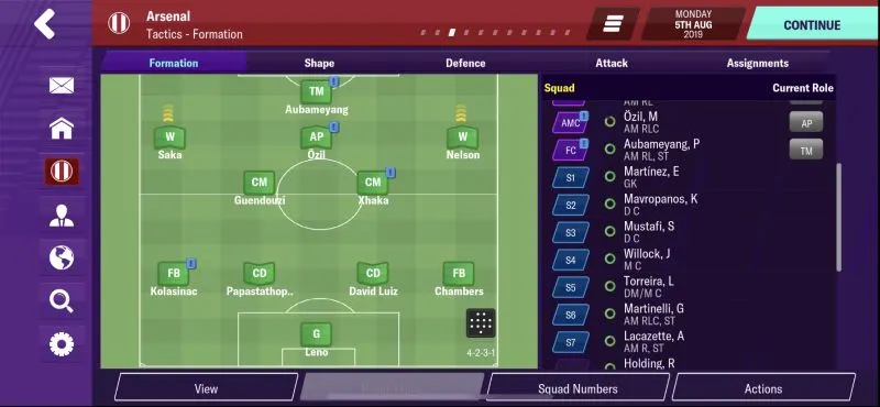 football manager 2020 mobile tactics