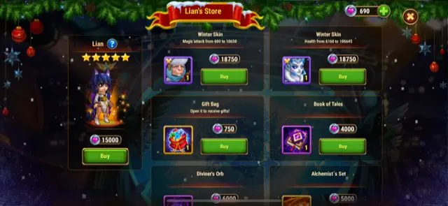 hero wars lian coins