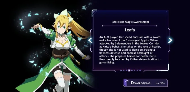 leafa sword art online unleash blading