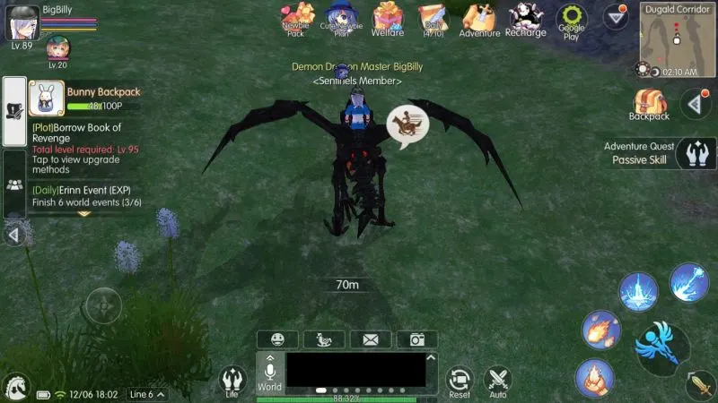 mabinogi fantasy life mount upgrade