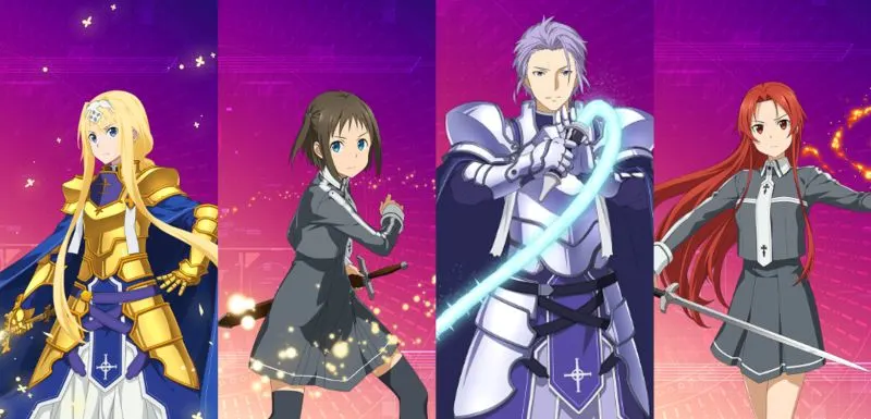 sword art online unleash blading all-around team