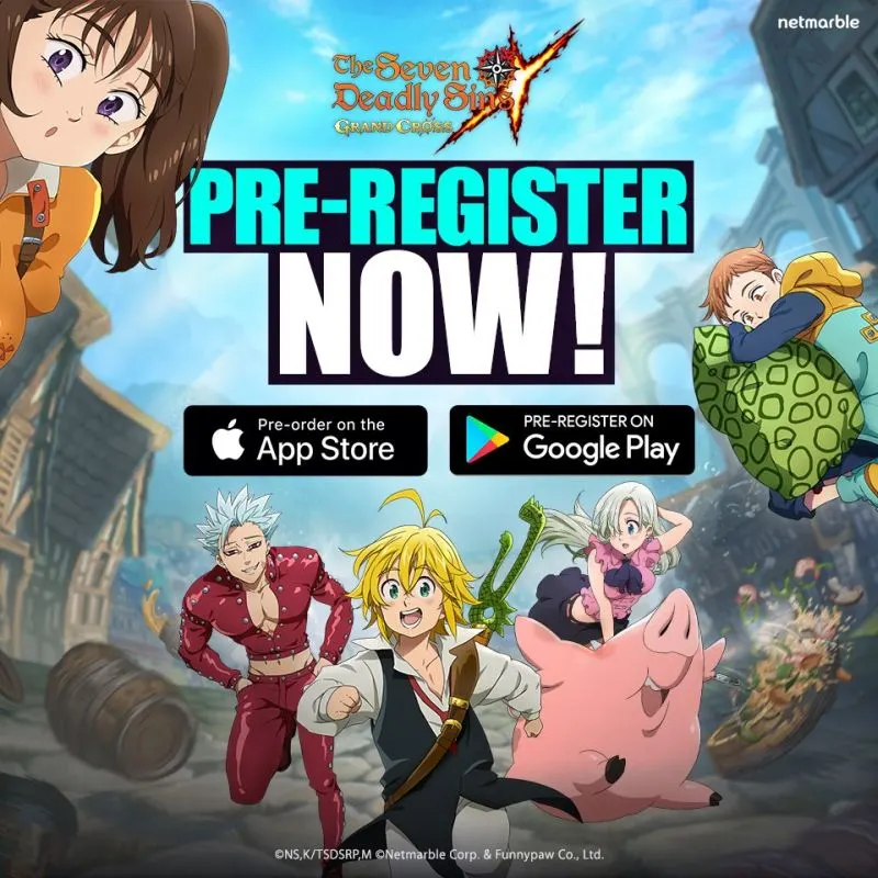 the seven deadly sins grand cross pre-registration