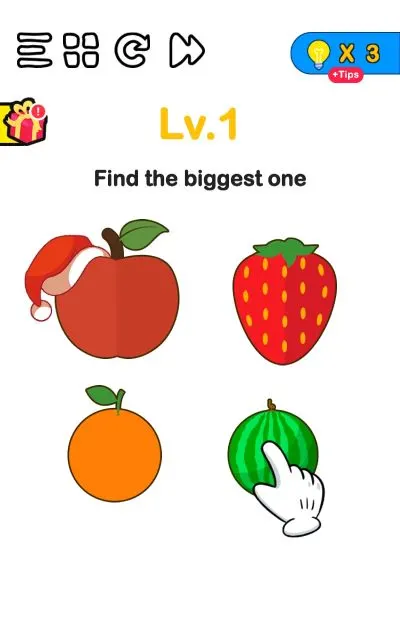 brain sharp level 1 answer