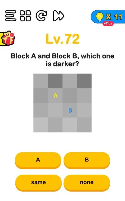 brain sharp level 72 answer