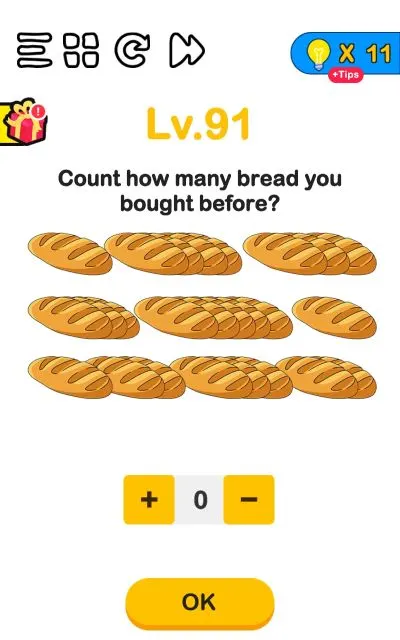 brain sharp level 91 answer