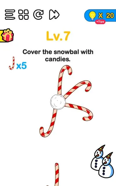 brain sharp play with santa level 7 answer