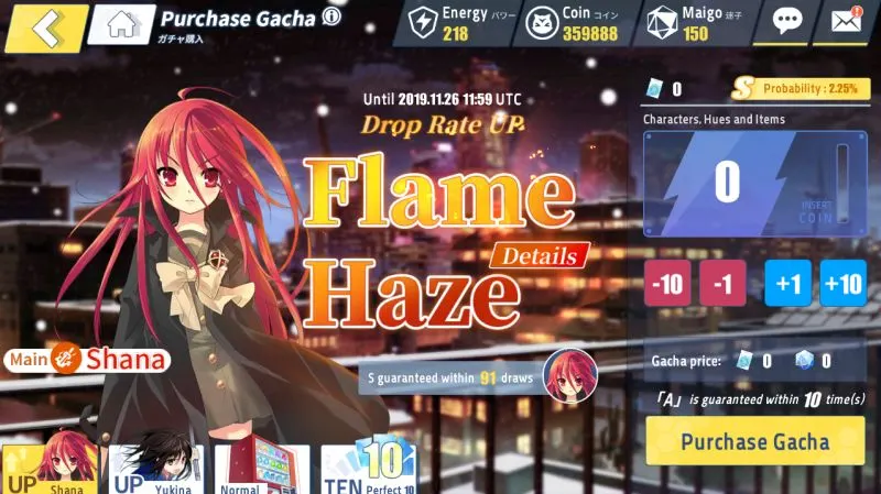 how to rate up gacha in crossing void