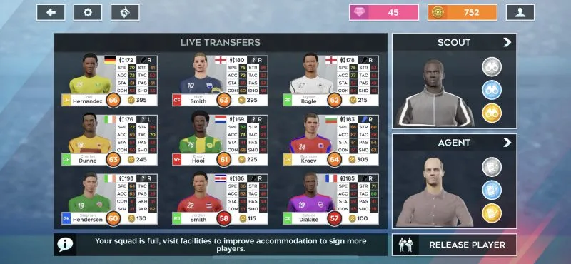 dream league soccer 2020 transfers