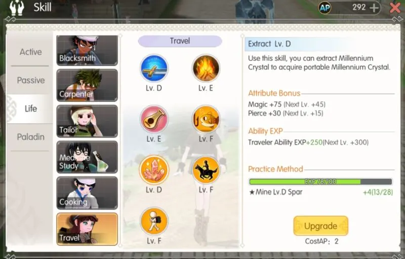 mabinogi fantasy life life skills