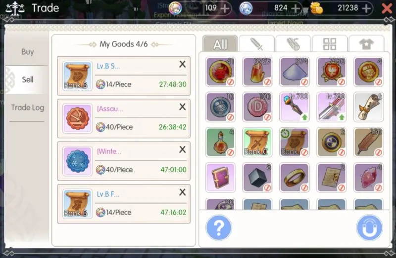 how to trade for nao's seals in mabinogi fantasy life