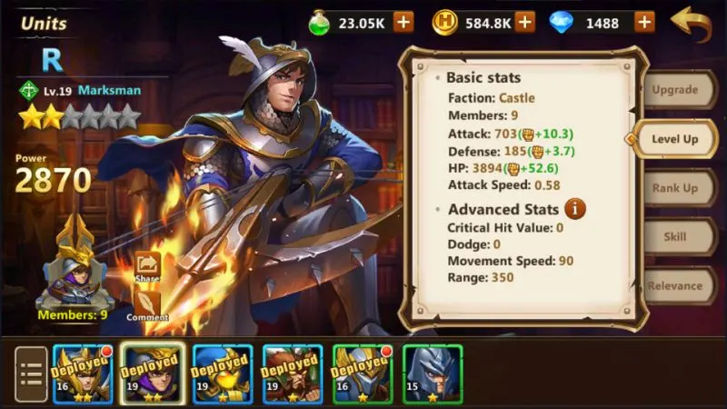 how to make units stronger in might & magic heroes era of chaos