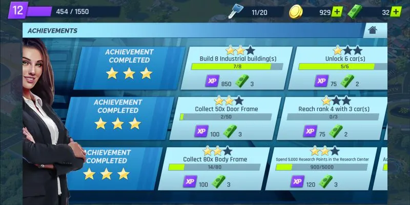 overdrive city achievements
