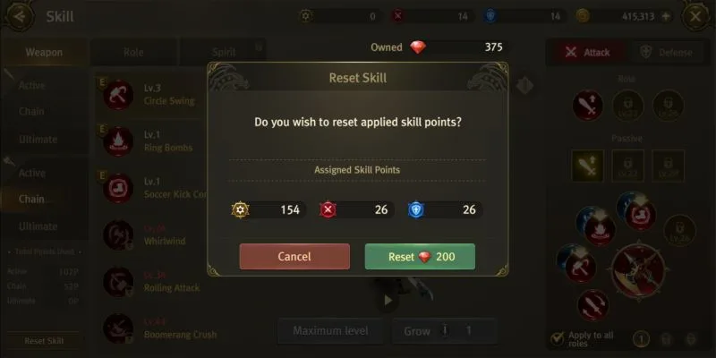 world of dragon nest skill points