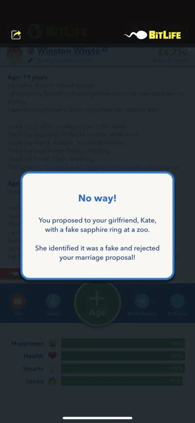 bitlife fake ring