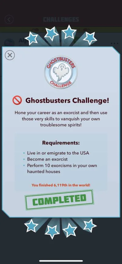 bitlife ghostbusters challenge