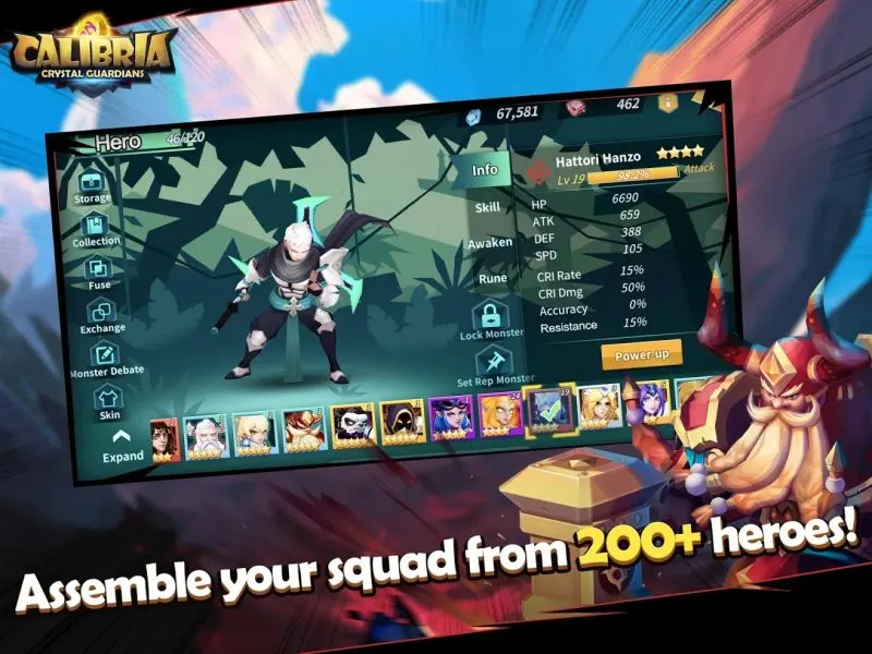 calibria crystal guardians team