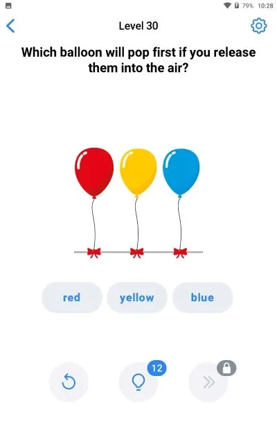 easy game brain test level 30 answer