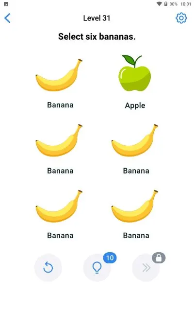 easy game brain test level 31 answer