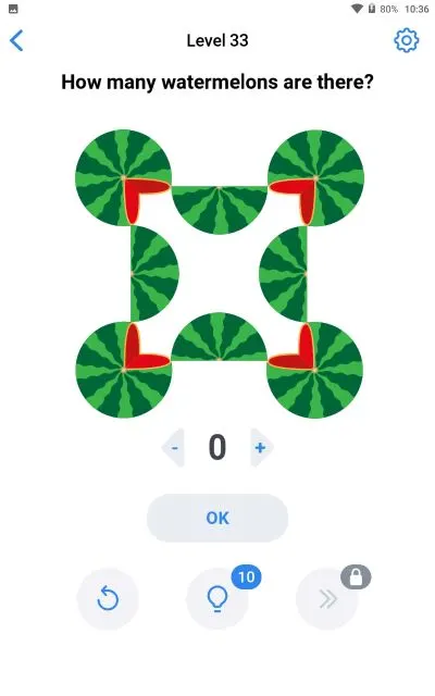 easy game brain test level 33 answer