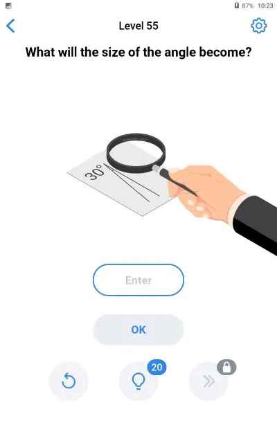 easy game brain test level 55 answer