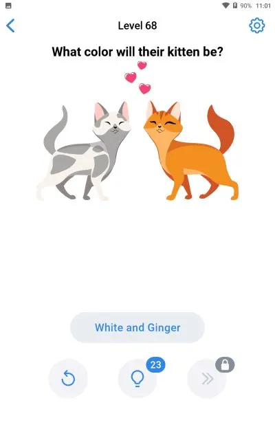 easy game brain test level 68 answer