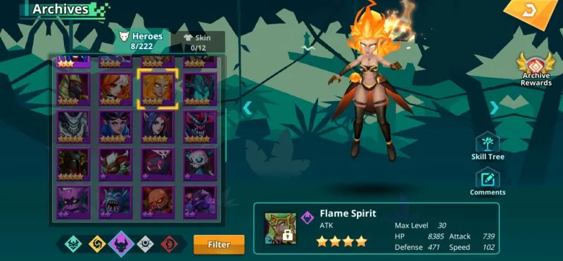 flame spirit calibria crystal guardians