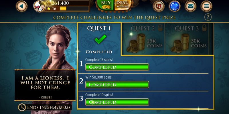 how to earn more rewards in game of thrones slots casino