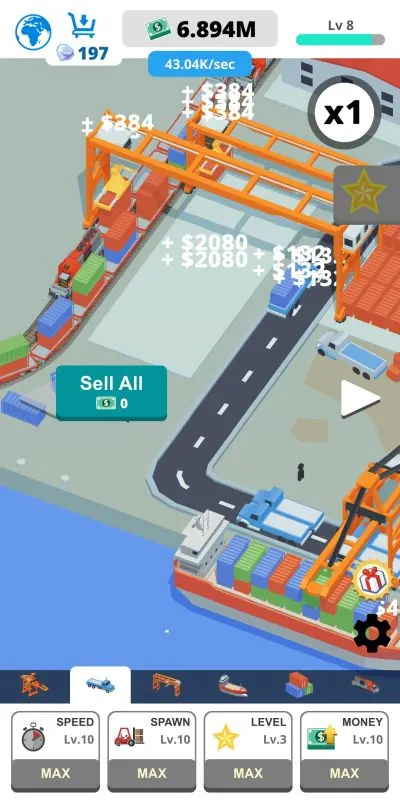how to unlock lanes in idle port tycoon