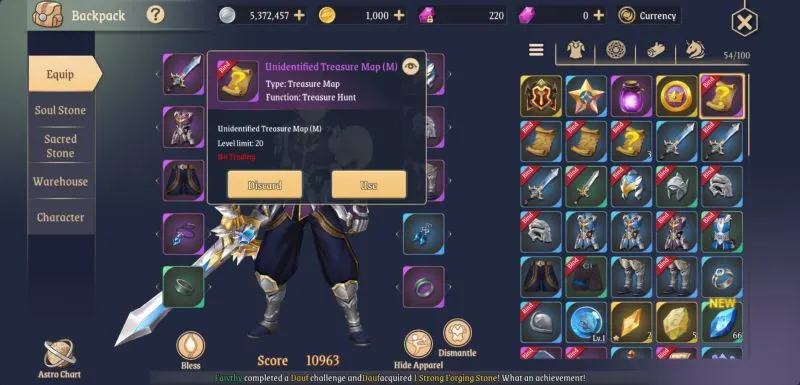 light of thel items