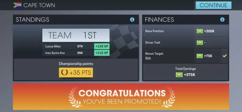 how to get promoted in motorsport manager online