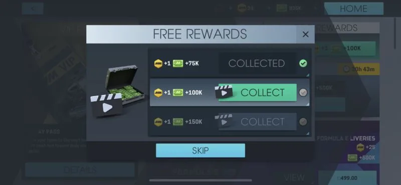 motorsport manager online rewards